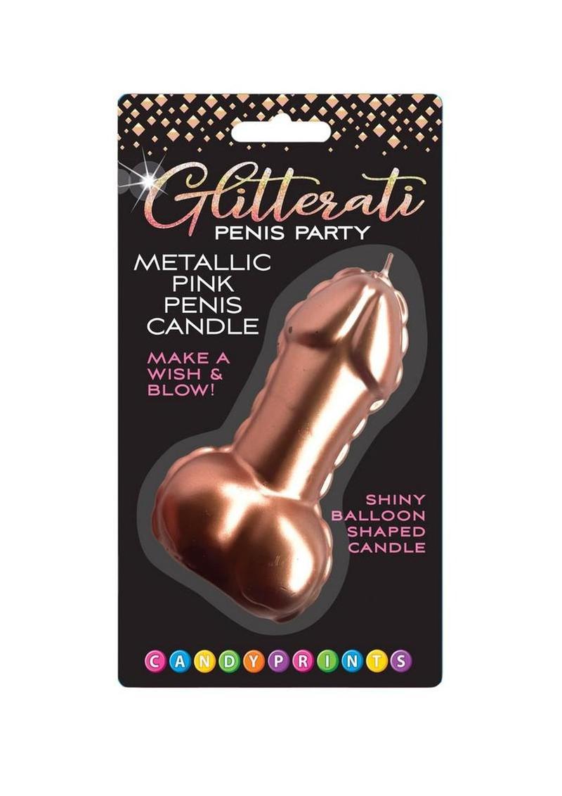 Glitterati Metallic Balloon Cake Candle