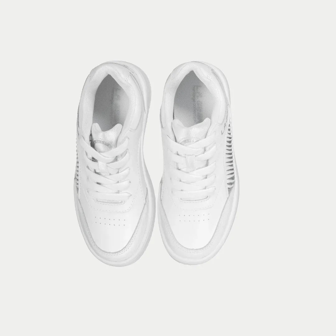 Kids Flame Lowtop | White