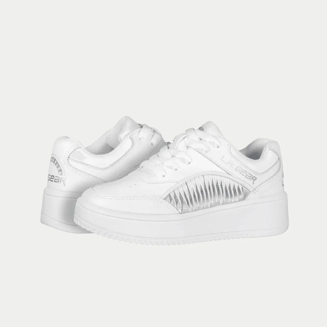 Kids Flame Lowtop | White