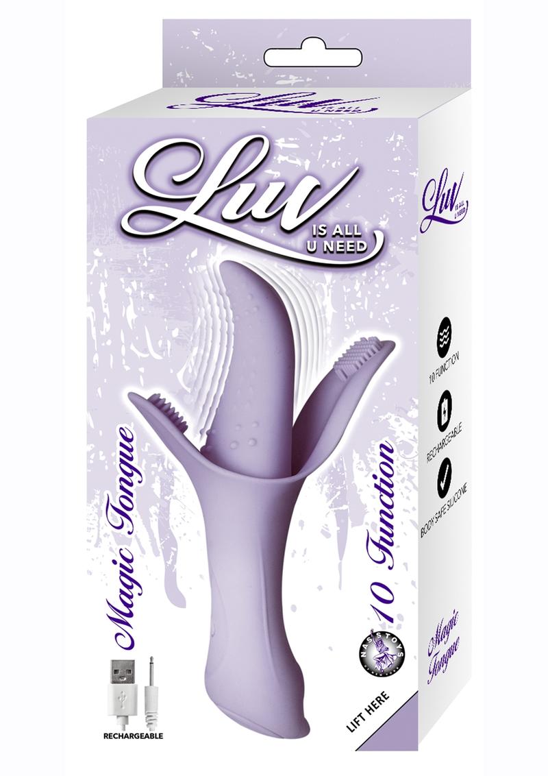Luv Magic Tongue Silicone Rechargeable Clitoral Stimulator
