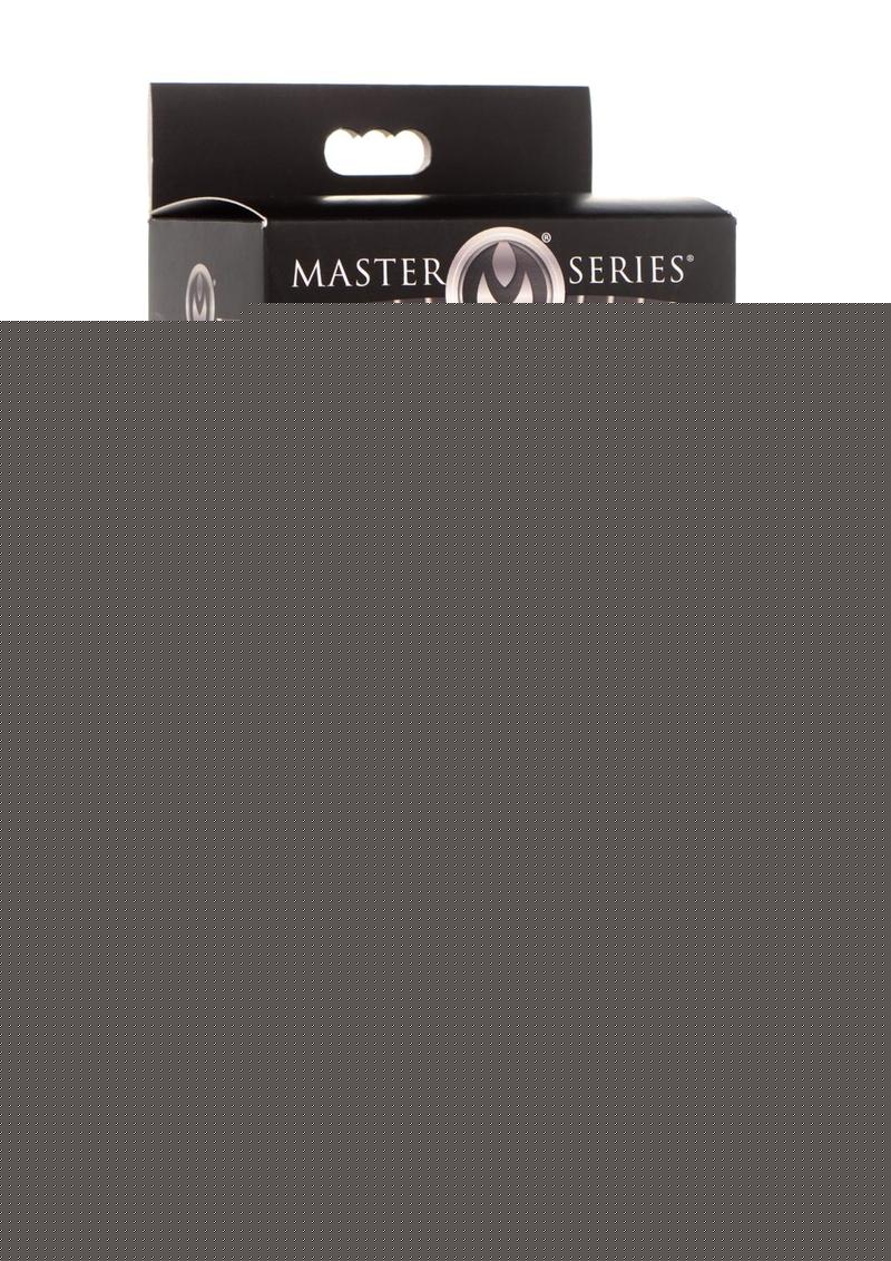Master Series Collared Temptress Collar with Nipple Clamps