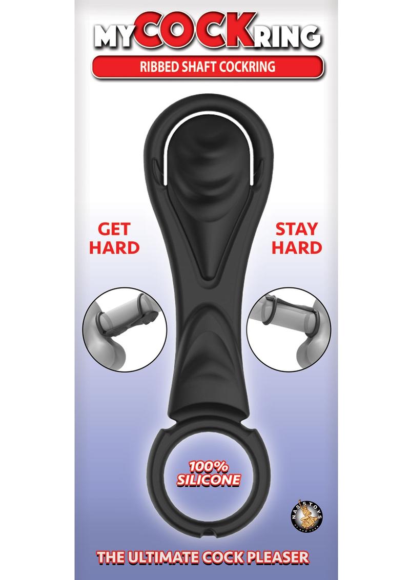 My Cockring Ribbed Shaft Silicone Cock Ring