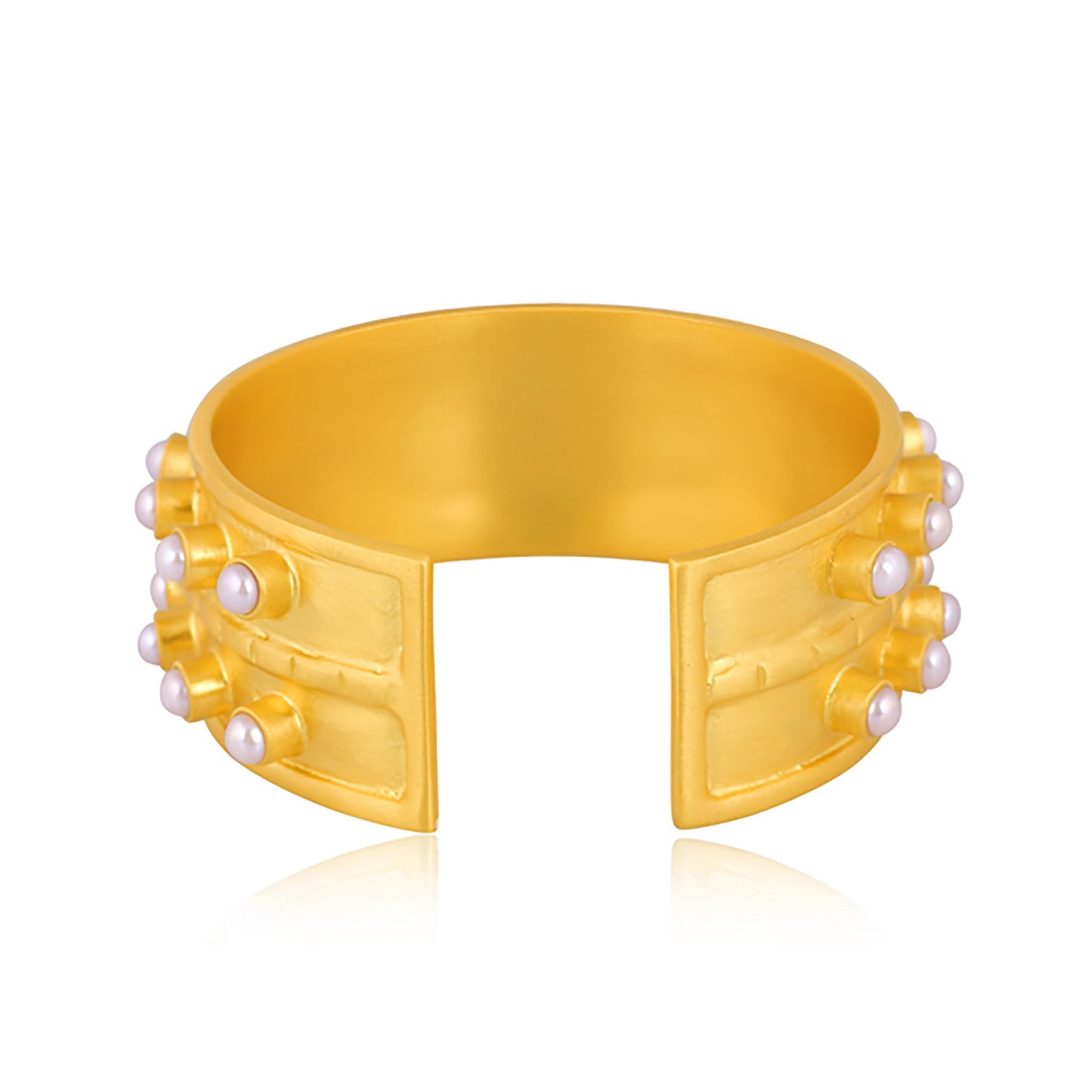 Ray of Light Cuff - Pearl