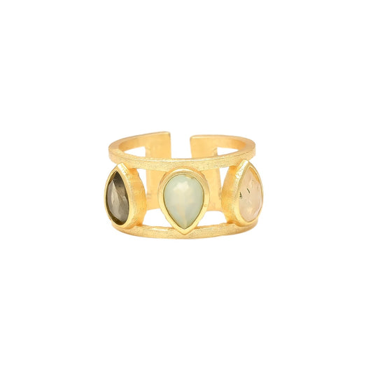 Gilded Seafoam Ring