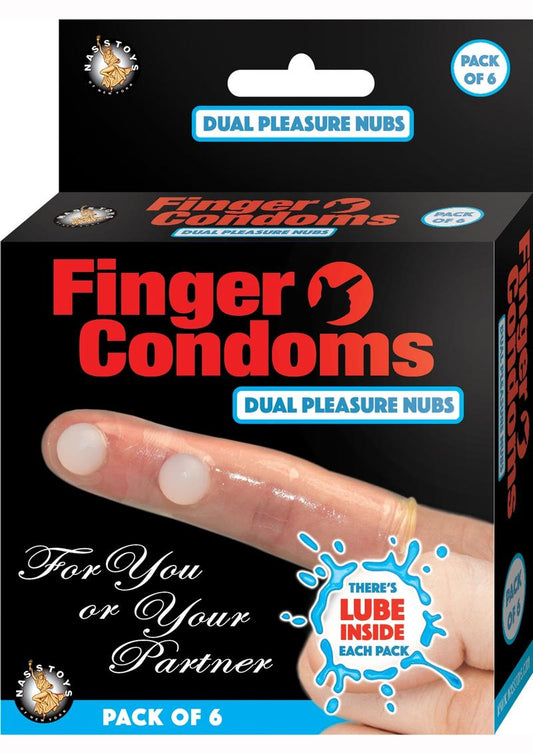Finger Condoms Dual Pleasure Nubs