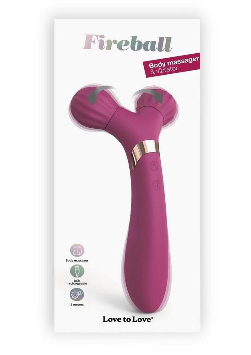 Fireball Rechargeable Silicone Body Massager and Vibrator