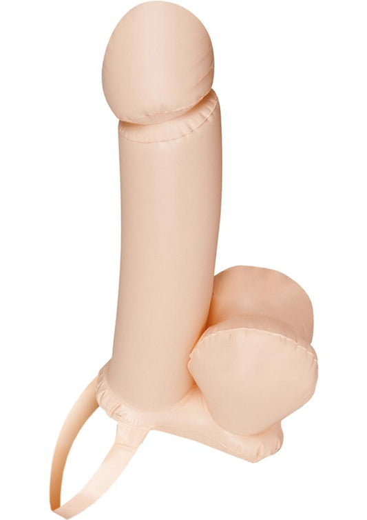 Get It On Inflatable Strap-On Penis