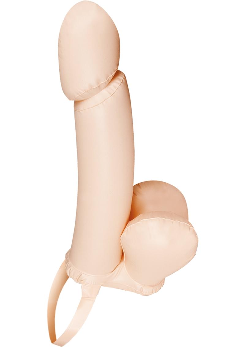 Get It On Inflatable Strap-On Penis
