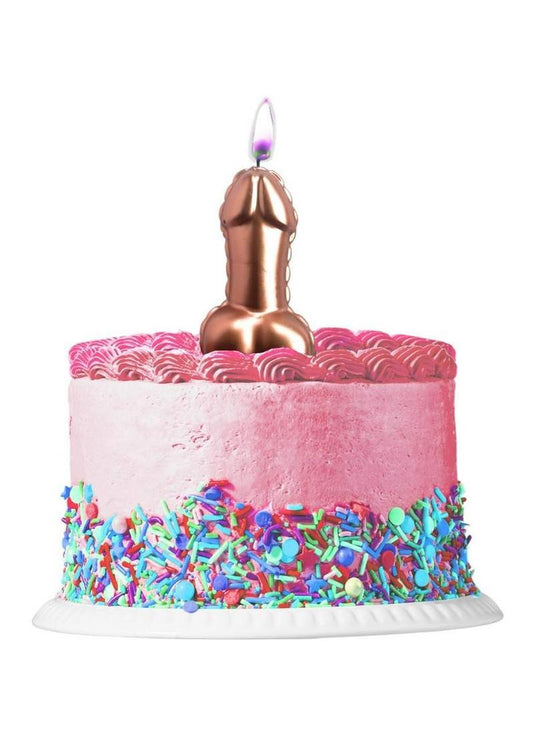 Glitterati Metallic Balloon Cake Candle