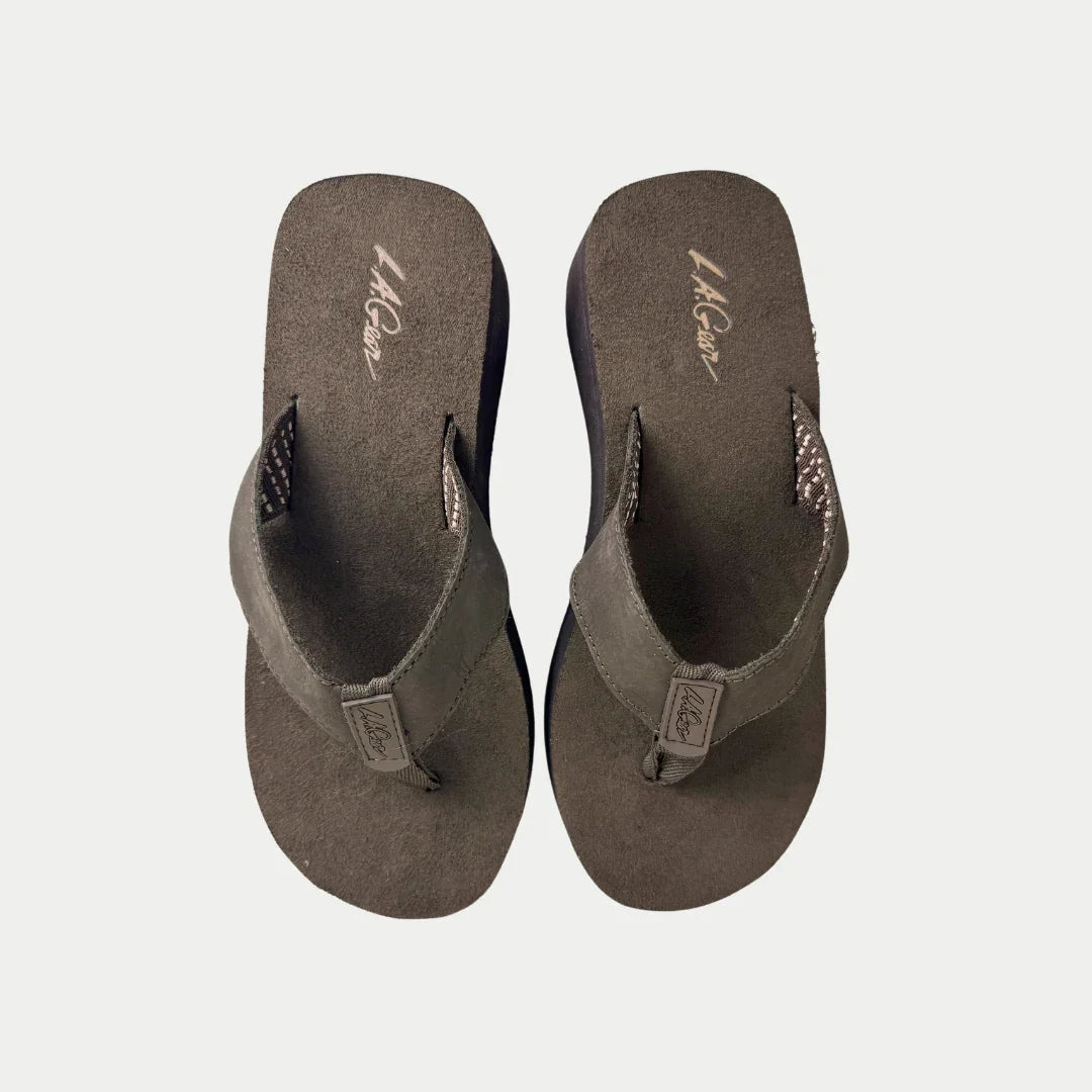 Women’s Malibu Flip-Flop | Brown Wedge