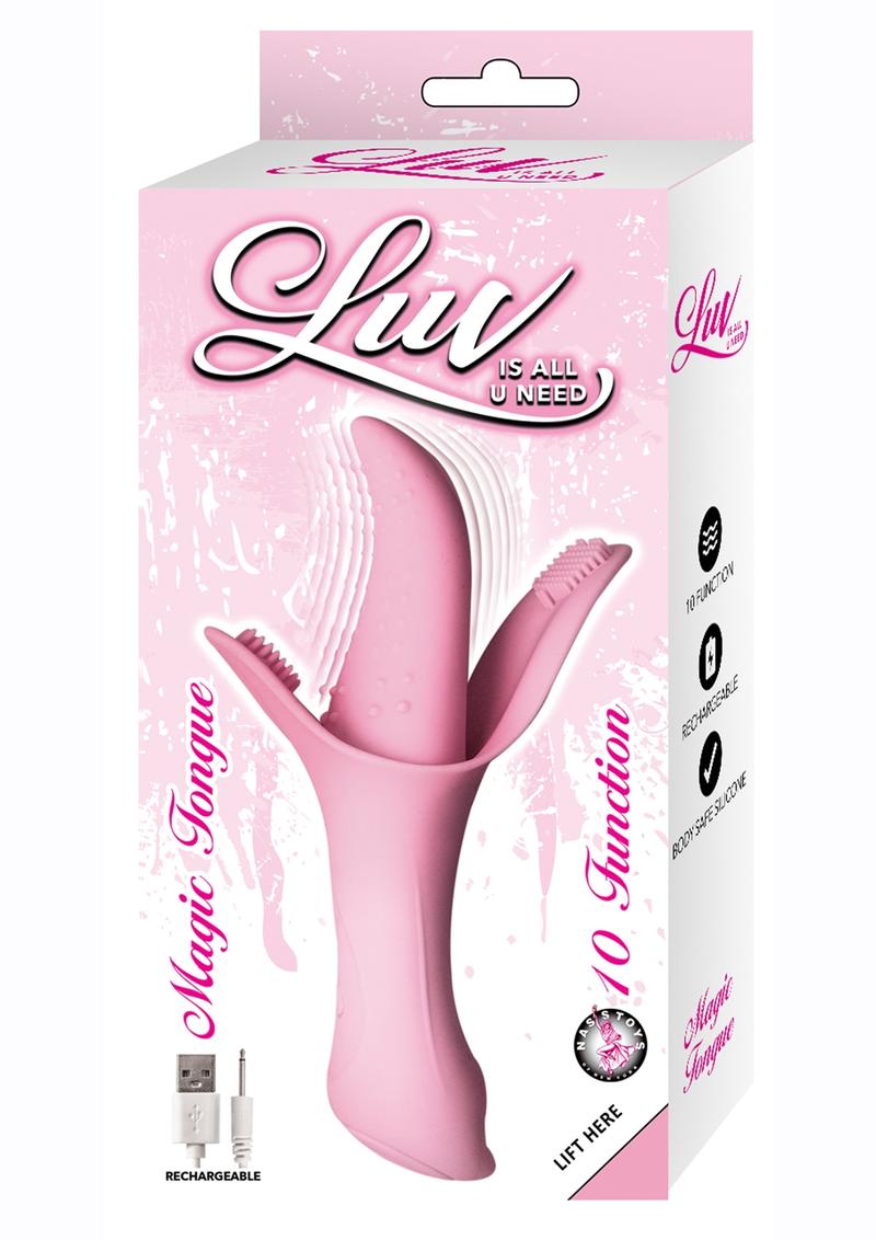 Luv Magic Tongue Silicone Rechargeable Clitoral Stimulator