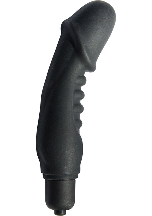 Mack Tuff Ribbed Vibrating Silicone Penis Vibrator