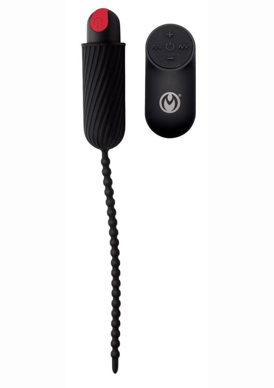 Master Series 28x Dark Chain Rechargeable Silicone Remote Control Urethral Sounding Chain