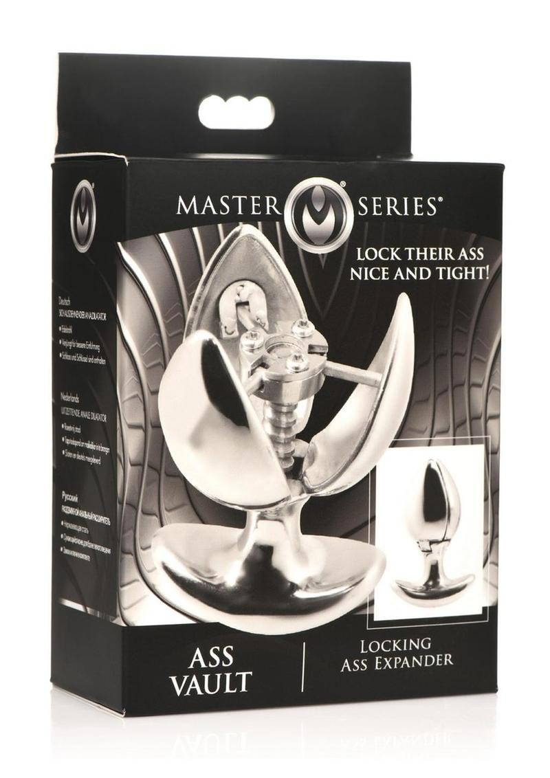 Master Series Ass Vault Locking Ass Expander - Stainless