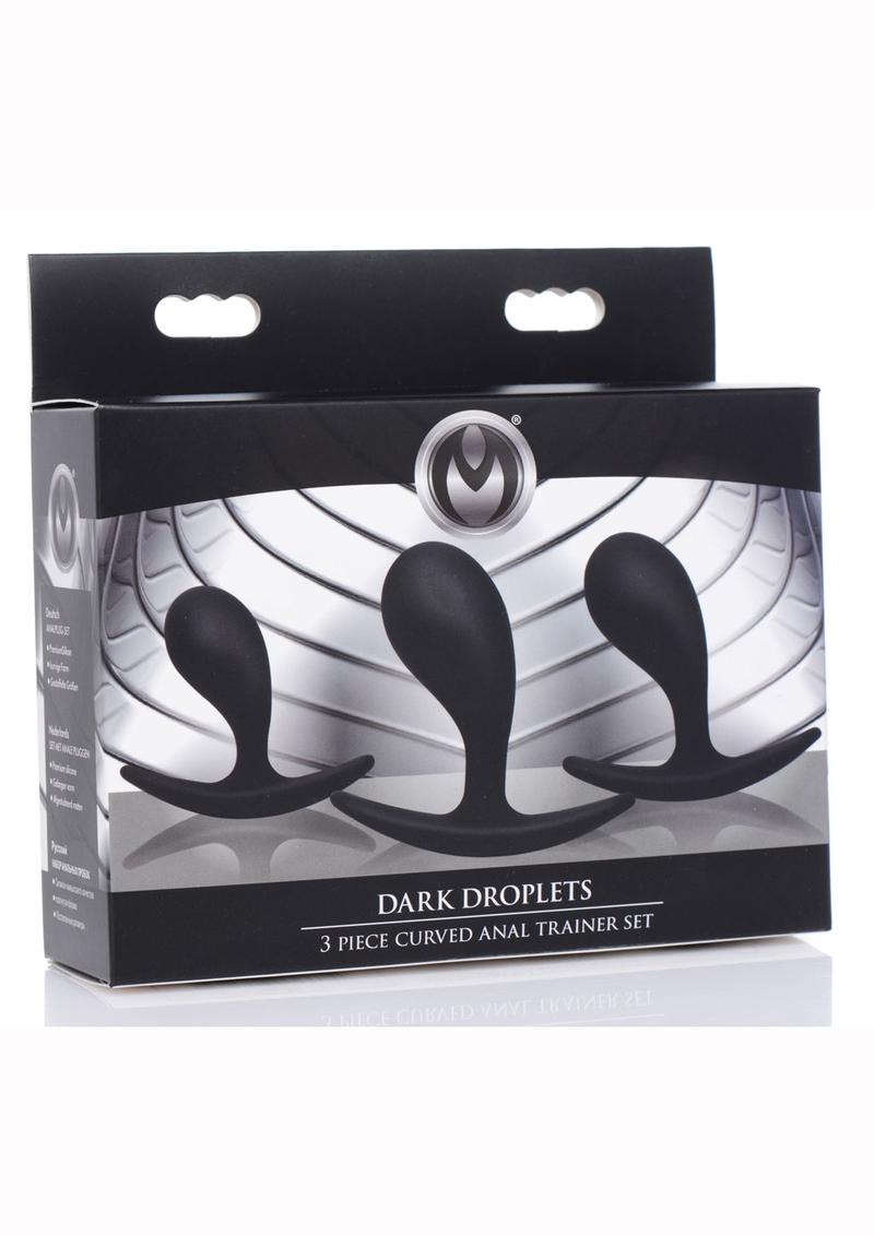 Master Series Dark Droplets Curved Anal Trainer
