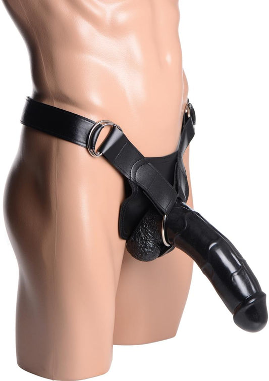 Master Series Infiltrator II Hollow Strap-On + 9in Dildo