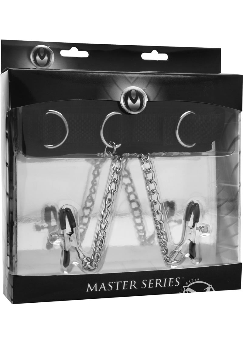 Master Series Submission Collar and Nipple Clamp Union