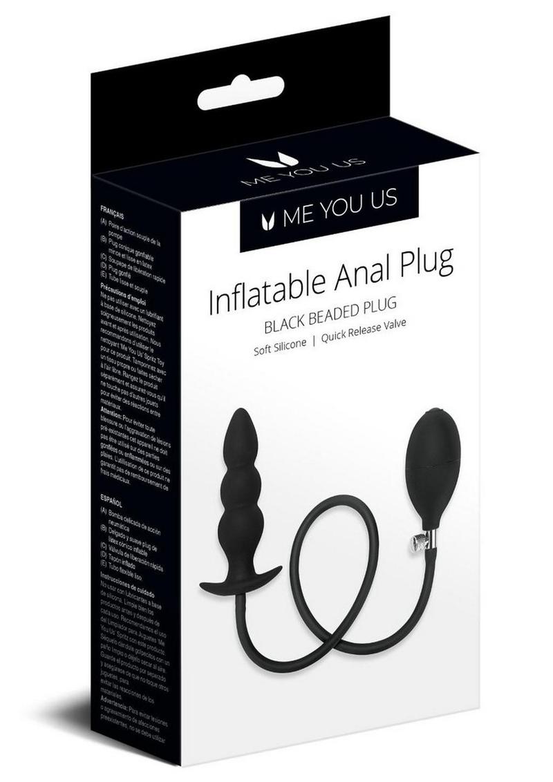 ME YOU US Inflatable Silicone Anal Beaded Plug