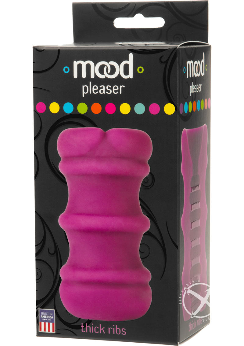 Mood Pleaser Thick Ribbed Ultraskyn Masturbator