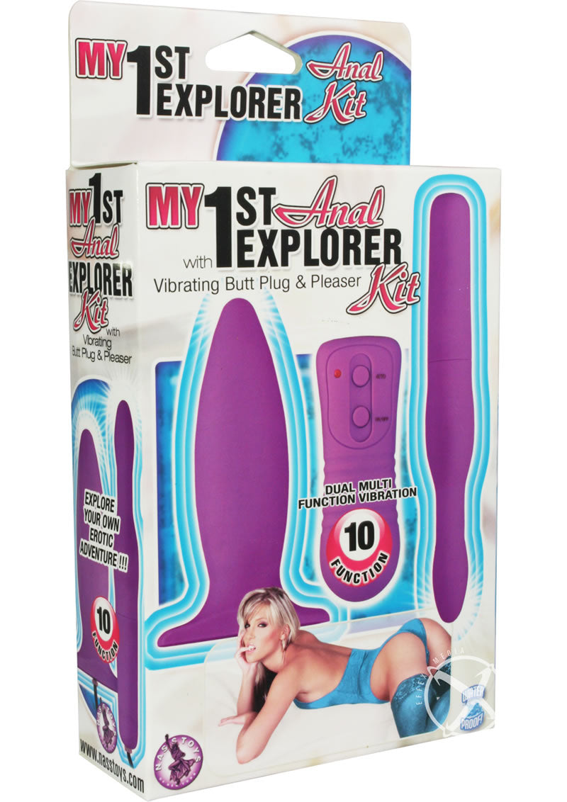 My 1st Anal Explorer Kit Vibrating Butt Plug and Explorer
