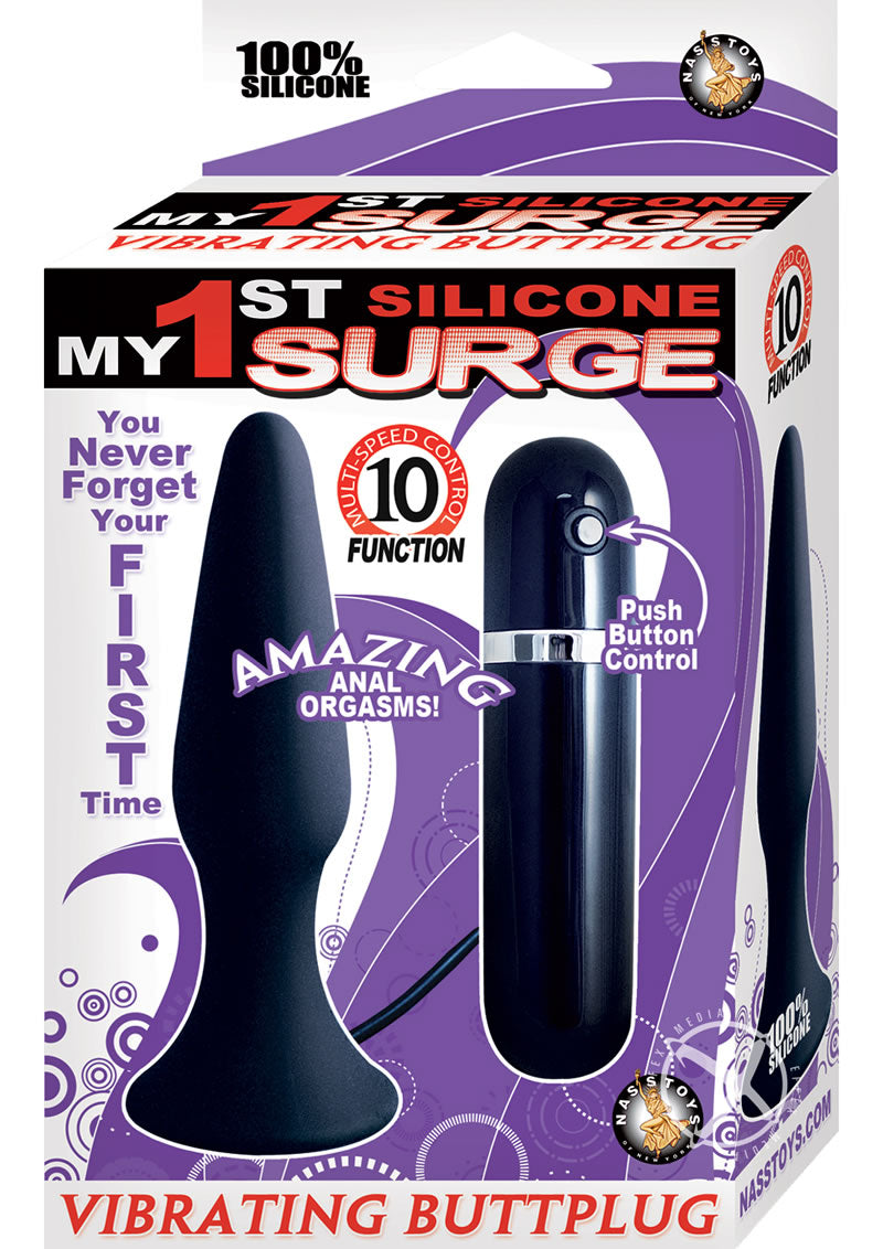 My First Silicone Surge Vibrating Butt Plug