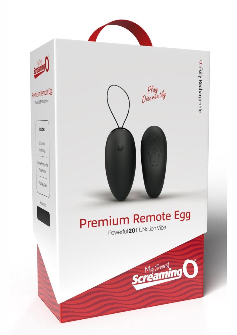 My Secret Screaming O Premium Remote Control Rechargeable Silicone Egg