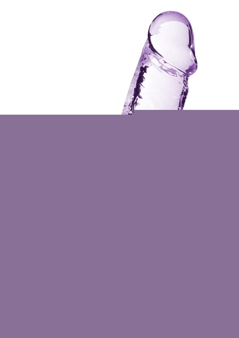 Naturally Yours Crystalline Dildo 6in - Amethyst