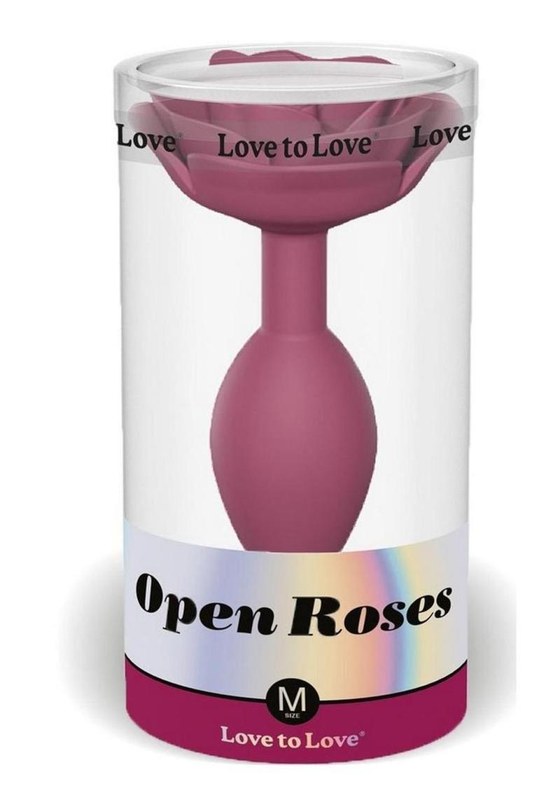 Open Roses Silicone Anal Plug
