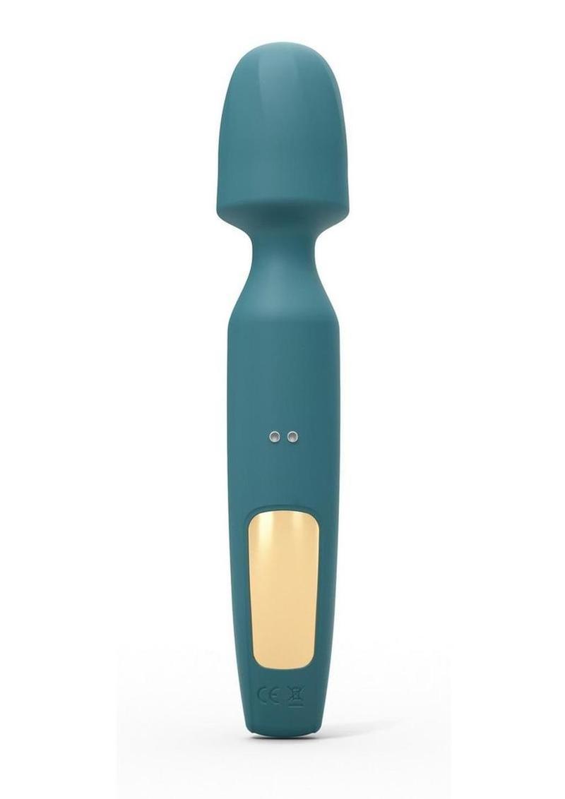 R-Evolution Rechargeable Silicone Rabbit Vibrator - Teal Me