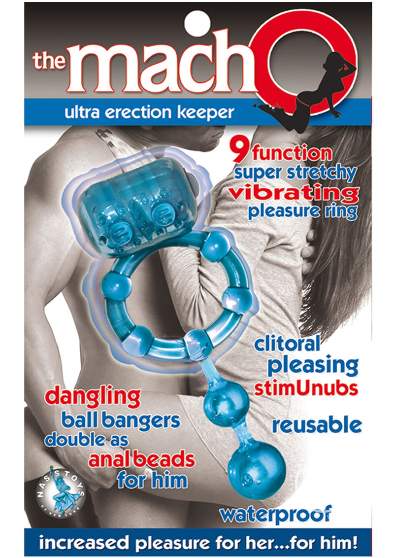 The Macho Ultra Erection Keeper Vibrating Cock Ring